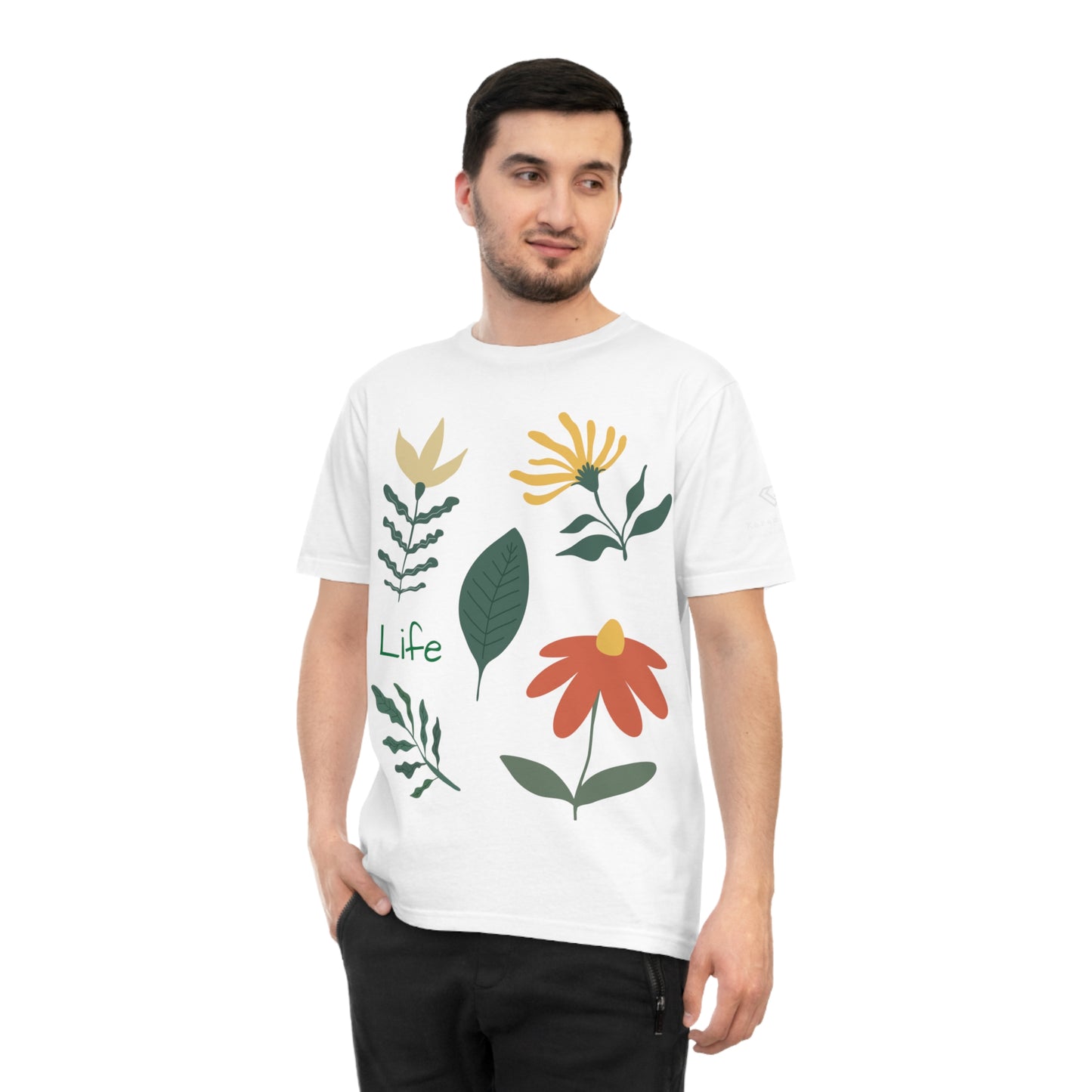 Artsy T-shirt made from 100% Organic Cotton - Life