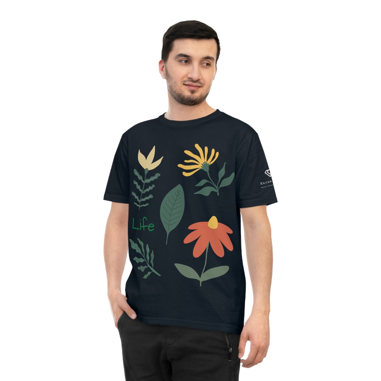 Artsy T-shirt made from 100% Organic Cotton - Life