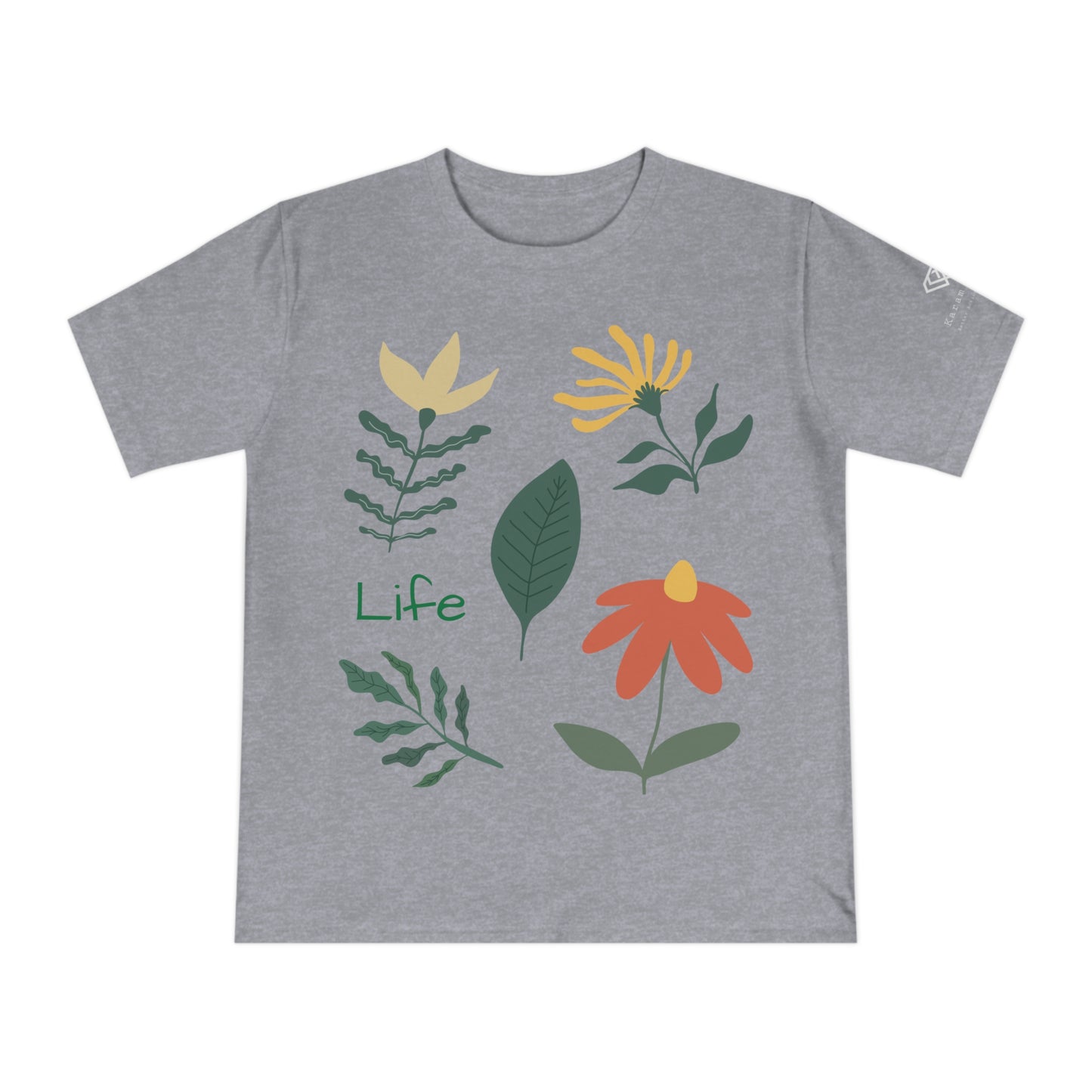 Artsy T-shirt made from 100% Organic Cotton - Life