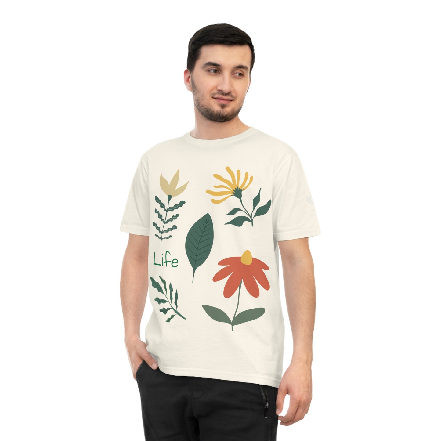 Artsy T-shirt made from 100% Organic Cotton - Life