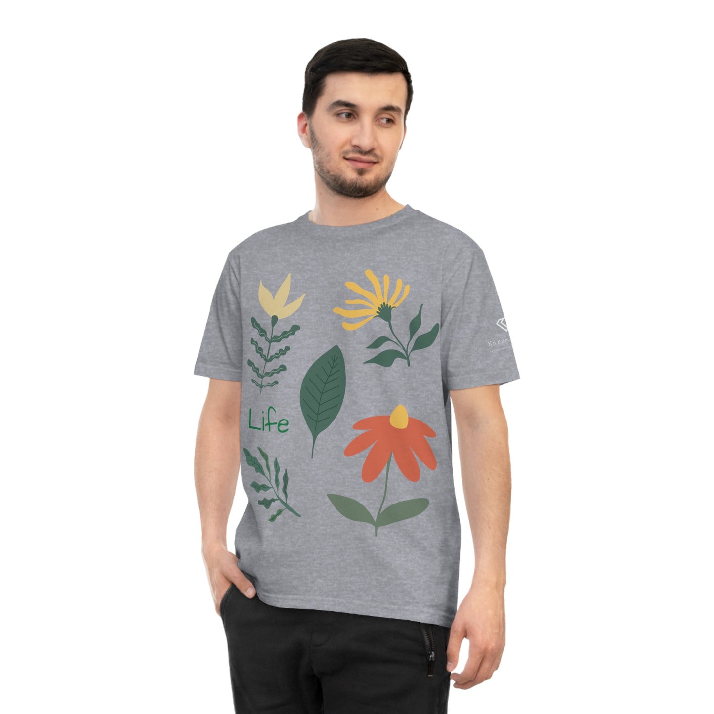 Artsy T-shirt made from 100% Organic Cotton - Life