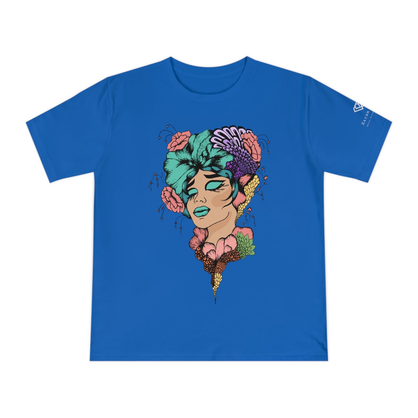 Artsy T-shirt made from 100% Organic Cotton - Woman