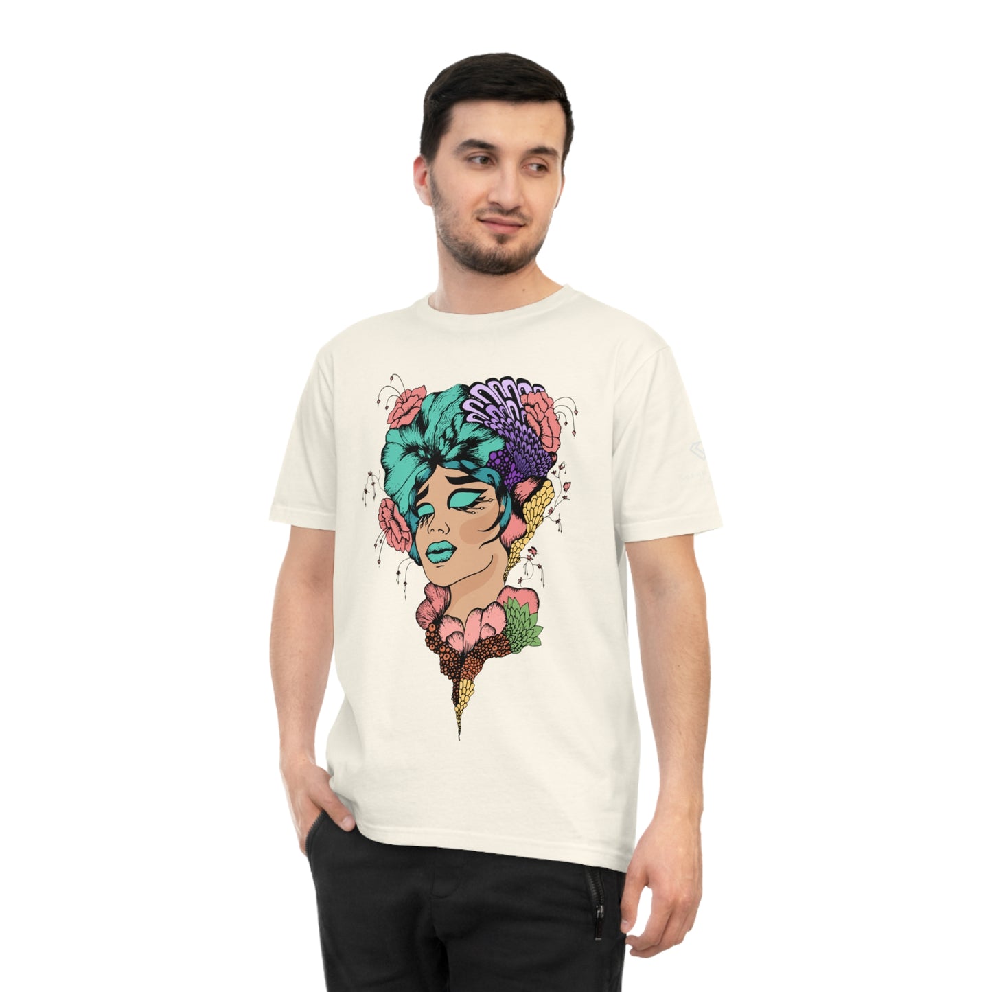 Artsy T-shirt made from 100% Organic Cotton - Woman